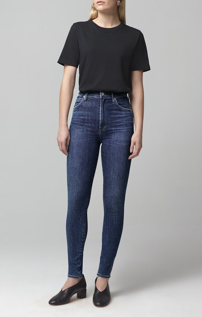 Citizens of Humanity COH Chrissy uber high rise skinny jeans premium vintage
